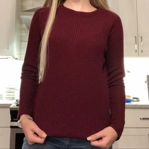 American Eagle waffle knit long sleeve